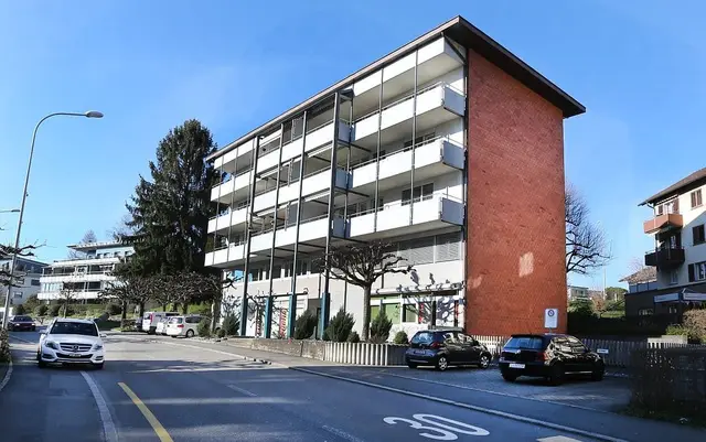Gebäude der Zahnarztpraxis an der Grubenstrasse